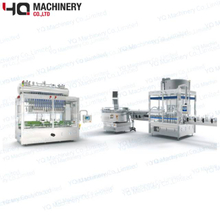 High Speed Liquid Filling Line For Shampoo Shower Gel Hand Sanitizer Filler Rotary Capper
