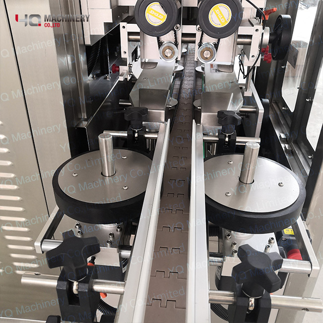 Sleeve Applicator For Tin Can Bottle Heat Shrink Sleeving Machine