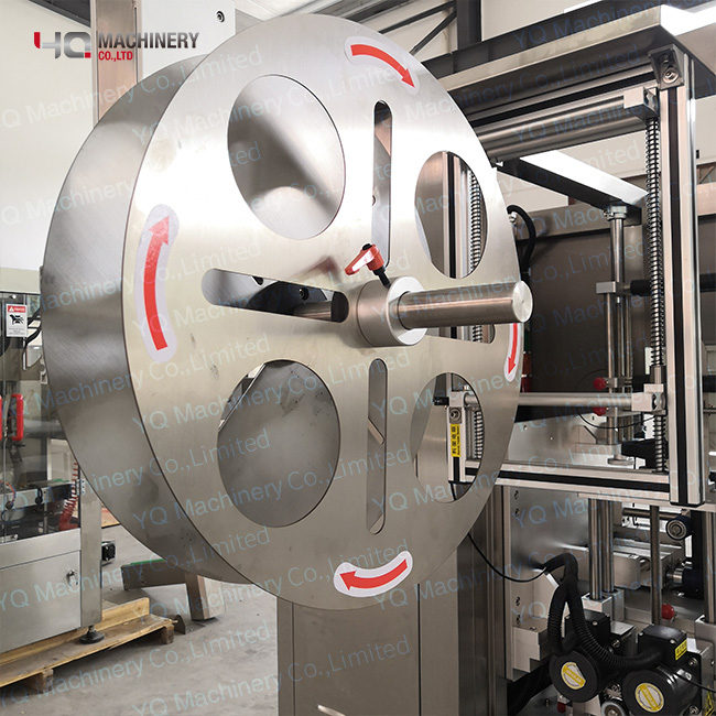 Sleeve Applicator For Tin Can Bottle Heat Shrink Sleeving Machine